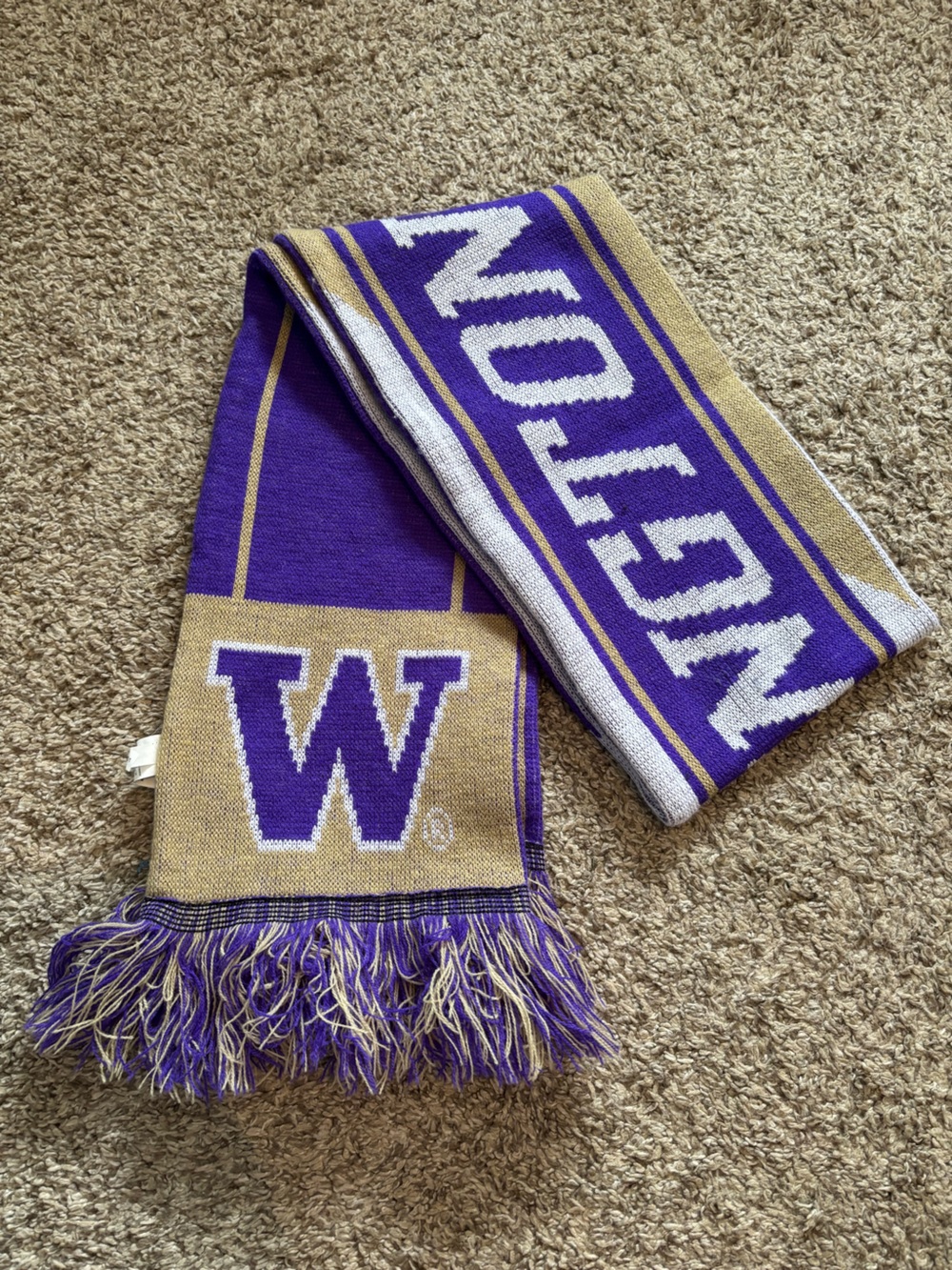 University of Washington scarf